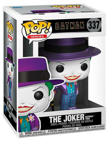 Figurine Funko Pop! N°337 - Batman 1989- Joker W/hat(mt)